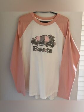 Roots Womens Cooper Plaid Long Sleeve T-Shirt XL